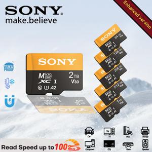 SONY 고속 마이크로 SD 카드 C10 TF 플래시 메모리 2TB 1TB 512GB 256GB 128GB 64GB 휴대폰 감시 카메라용 미니 SD 카드