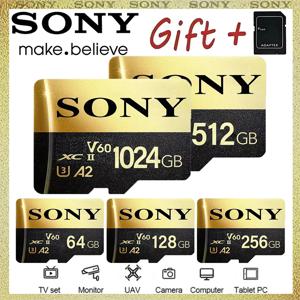 소니 1TB A2 마이크로 SD 카드 고속 메모리 카드 512GB 128GB 256GB 마이크로SD U3 TF 플래시 카드 샤오미 폰 카메라 태블릿 PC용