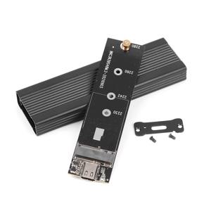 M.2 NVME PCIe NGFF SATA 듀얼 프로토콜 SSD 케이스 투명 USB C타입 10Gbps PCI-E M2 SSD 외장 케이스 하드 디스크 박스