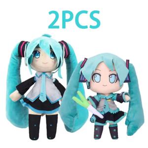 *-* 핫 25cm 일본 애니메이션 봉제 인형 하츠네 미쿠 봉제 인형 부드러운 베개 미래 인형 귀여운 크리스마스 선물 어린이용