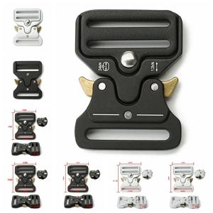 헤비 듀티 합금 전술 벨트 버클 32mm 38mm 45mm 퀵 릴리스 군용 금속 버클 전술 벨트 전투 훈련용