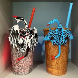 정품 아바타 3: 불과 재 영화 상품 토퍼 컵 독점 영화관 수집품 물컵 장난감 선물, 빨대 제외