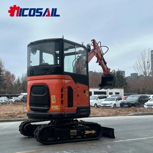 다기능 2-3.5톤 소형 트랙 굴삭기 (농업 및 건설용 엔진 및 기어박스 포함)