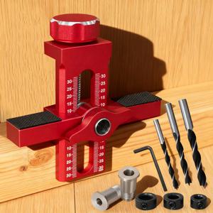 조절 가능한 알루미늄 합금 2 in 1 캐비닛 도어 설치 클램프 - 옷장 도어의 위치 지정 및 설치에 도움