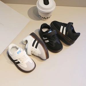 어린이용 소프트 바닥 스포츠화 캐주얼 데콴 신발 봄 가을 신상 여아 레저화 남아 화이트 보드화