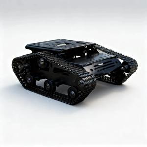 스마트 로봇 자동차 탱크 섀시 알루미늄 합금 대형 플랫폼 2WD 모터 포함 아두이노/라즈베리 파이 DIY 키트 원격 제어 로봇