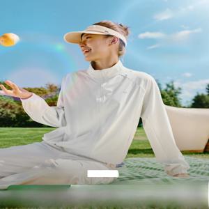 바나나 리프 여성용 빠른 건조 루즈핏 아웃도어 스포츠 재킷 지퍼 클로저 UV 보호 경량 일반 길이 단색