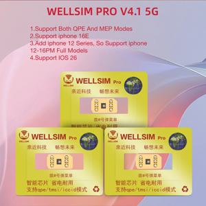 2025 최신 WellSim Pro V4.1 5G QPE 및 MEP 모드 지원 아이폰 6-16PM 전 모델 지원 IOS 26 및 아이폰 16E 지원