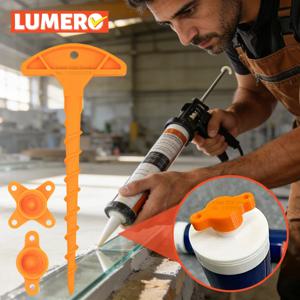 실란트 노즐 클리너 캡, 유니버설 글루 노즐 클리너, 유리 코킹 튜브 표준 크기 DIY 도구의 건조 방지