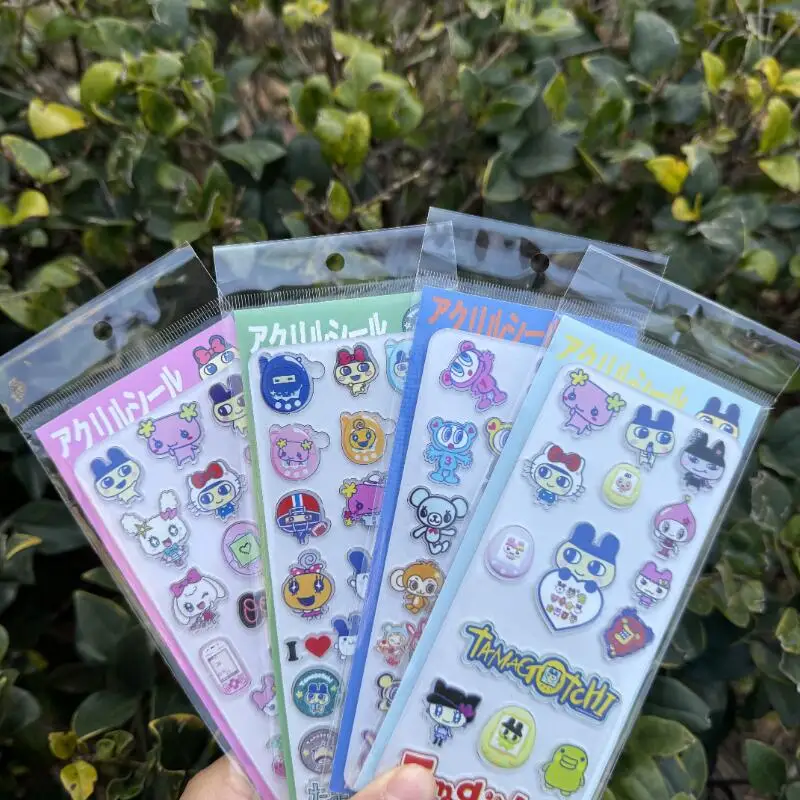 다마고치 하이 뷰티 스티커 귀여운 소녀 휴대폰 케이스 물컵 핸드북 생일 선물 주변 장식 스티커