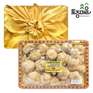 [토종마을] 명절 효도선물 국내산 노루궁뎅이버섯 선물세트 (보자기포장)