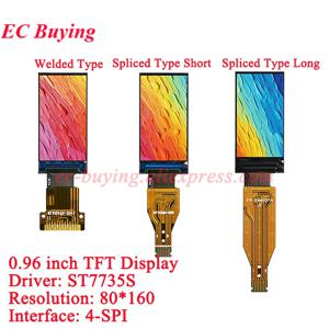 1-5Pcs 0.96' IPS 디스플레이 0.96 인치 TFT LCD 디스플레이 화면 모듈 80*160 ST7735 드라이브 IC 3.3V 13PIN SPI HD 풀 컬러 LCD 용