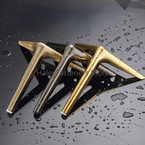 가구용 금속 소파 다리, 블랙 골드 TV 캐비닛 침대, 커피 테이블 다리, 책상 의자, 발 하드웨어, 12 cm, 15 cm, 18 cm, 25cm, 4 개