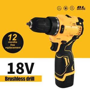 16.8V 브러시리스 전동 드릴 35NM 무선 드릴 미니 전동 드라이버 리튬 이온 배터리 가정용 전동 드릴