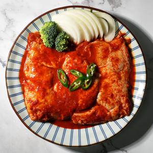 닭갈비 2kg! 통닭다리살 100% 춘천식 닭갈비 대용량 1kgX2팩(총2kg)