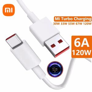 기존 Xiaomi 6A 120W USB C 형 초고속 충전 케이블 Xiaomi Mi 13 12 Pro Realme POCO 12 터보 고속 충전 데이터 케이블