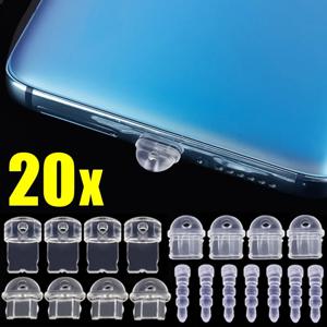 20-1Pcs DIY 안티 먼지 플러그 휴대 전화 충전 포트 먼지 플러그 아이폰 마이크로 3.5MM 잭 유형 C 플러그 아이폰 15 14 삼성