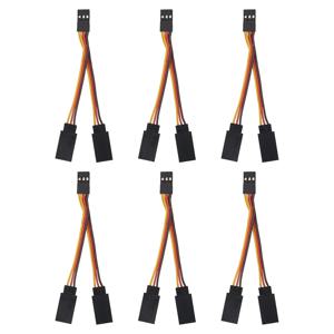 6Pcs ShareGoo JR 스타일 서보 분배기 케이블, 2.75 