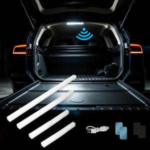 LED 자동차 센서 라이트 10/20/30CM 자동 유도 라이트 타입-c 충전식 스마트 조명 자기식 수동/감지 모드 램프