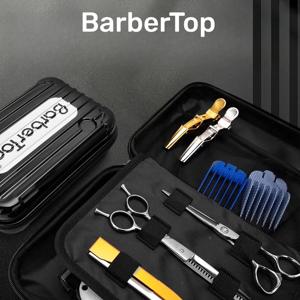 BARBERTOP 도구 보관 가방 방수 머리 깎기 가방 헤어 커팅 가위 면도 키트 이발 액세서리 주최자 상자