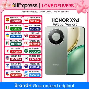 글로벌 버전 HONOR X9d 5G 스마트폰 6.79인치 방수 120Hz AMOLED 화면 108MP 듀얼 AI 카메라 8300mAh 배터리 66W NFC IP69K