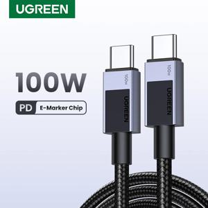 UGREEN USB C to USB 타입 C 100W 고속 충전기 맥북 아이폰 17 16 15 아이패드 삼성 S25 샤오미 PD 고속 충전 100W 5A USB C