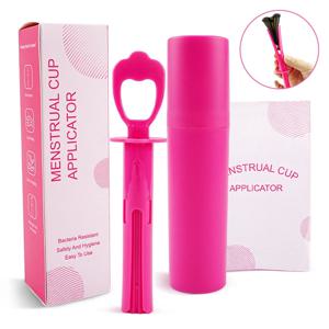 플라스틱 생리 디스크 생리컵 부스터, 휴대용 의료용 여성 위생 제품, 누출 방지 생리 기간