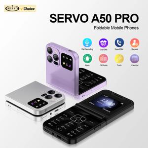 SERVO A50 PRO 플립 휴대폰 2G GSM 2.4