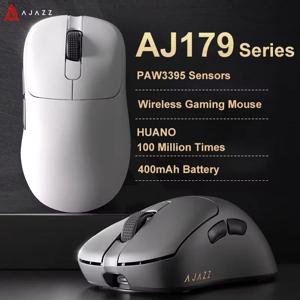 AJAZZ AJ179 PRO PAW3395 RGB 충전 베이스가 있는 무선 게임용 마우스 PC 게이머 노트북용 26000DPI 경량 인체공학적 마우스