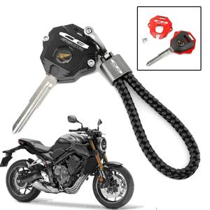 2024 혼다 CB650R CB 650R CB650 R 고품질 오토바이 액세서리 자수 키 체인 열쇠 고리 키 커버 셸 캡