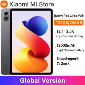글로벌 버전 샤오미 레드미 패드 2 프로 스냅드래곤 7s 4세대 12000mAh 33W 고속 충전 12.1인치 2.5K 크리스탈 클리어 디스플레이