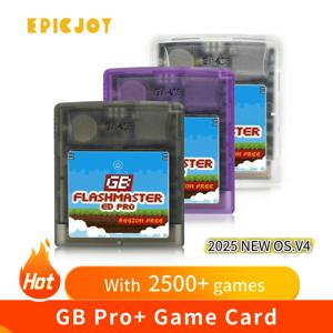 GB PRO+ 게임 카드 게임보이 카드 OS.V4 2500 in 1 (8GB TF 카드 포함) GB GBC SP 게임 콘솔용 게임 카드