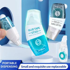 양면 접착 테이프 롤러 접착제 테이프 6mm * 8m DIY 저널 스크랩북 예술적 종이 접는 편지지에 대한 리필 접착제