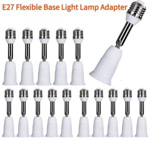 LED 전구 E27 소켓 유연한 연장 어댑터 컨버터 벽면 베이스 홀더 나사 연장 코드 램프 홀더용