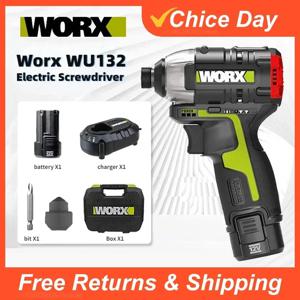 WORX 무선 임팩트 드라이버 WU132 140Nm 12V 3300rpm 브러시리스 모터 토크 조정 유지 보수 전동 공구 전기 드릴