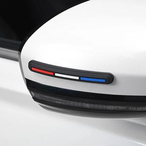 4pcs 자동차 백미러 도어 보호대 가드 가장자리 보호대 버퍼 트림 몰딩 보호 스트립 자동차 자동 스크래치 보호기 바