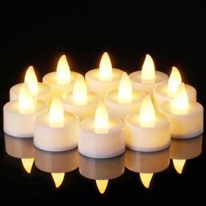 Flameless LED 촛불 크리 에이 티브 소원 Led 차 빛 따뜻한 흰색 Flameless 촛불 할로윈 크리스마스 장식 촛불 빛