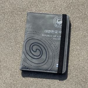 RFID 여권 커버 케이스, 대한민국 여권 거치대 여행 지갑, 신용 카드, SIM 카드 및 티켓 정리 거치대