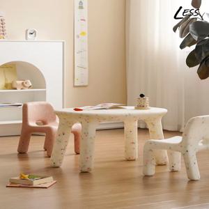 어린이 학습 테이블과 의자 유아 테이블 의자 의자 플라스틱 유치원 아기 플라스틱 강한 내구성 작은 벤치 가구