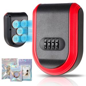 5 개의 자석이있는 자동차 아래 자석 키 상자, 자석 키 상자 차량 숨기기 용 자기 키 Hider 외부 키 숨기기