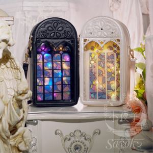 로리타 사쿠라 창 모양 OB BJD 인형 보관 itabag 투명 JK 유니폼 가방