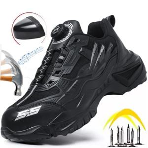 남성용 군용 전술 부츠 군화 남성용 사이드 지퍼 군용 부츠 남성용 미끄럼 방지 발목 부츠 작업 안전화 하이킹 신발