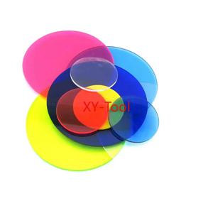 두께 3mm 반투명 다채로운 아크릴 디스크 시트 플렉시글라스 보드 플라스틱 판, 광고, DIY 공예, 가정 장식용