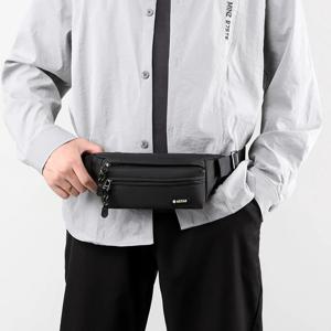 스포티 남성용 크로스바디 백 옥스포드 천 방수 러닝 아웃도어 백팩 캐주얼 레저 싱글 숄더 백 모바일 폰 웨이스트 팩