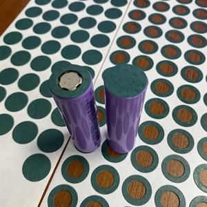 400개 자체 접착식 고체/중공 18650 배터리 절연 패드, 18650 배터리 절연 링, 18650 하이 그라운드 보리 종이, 절연 패드 원형, 단면 접착 배터리