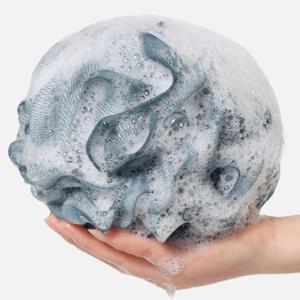 대형 목욕볼 타월 샤워 메쉬 거품 스펀지 바디 스크럽 각질 제거 등 브러쉬 피부 클리너 목욕 거품볼 목욕 도구