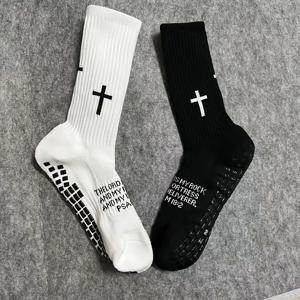 1 쌍 남성 여성 스포츠 양말 통기성 두꺼운 훈련 양말 편안한 내구성 승마 테니스 야외 스포츠 양말