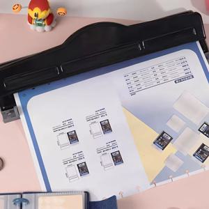 1PC 11홀 버섯 모양 구멍 펀치, A4/A5/B6 크기 스크랩북 및 플래너 제본 도구 제작에 적합합니다.