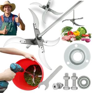 녹 방지 스테인리스 스틸 칼날이 포함된 고품질 잔디 깎기 칼날 세트, 농장 필요에 적합한 다용도 세트