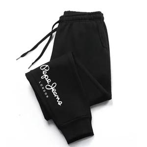 패셔너블한 남성용 고품질 스포츠 팬츠 따뜻하고 스타일리시한 캐주얼 프린트 러닝 팬츠 봄과 가을용 조거 팬츠